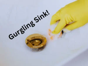 kitchen sink gurgles but drains fine, why kitchen sink gurgles but drain fine, kitchen sink issues