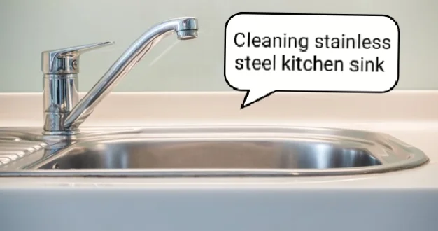 How to Clean a Stainless Steel Kitchen Sink, stainless steel kitchen sink, cleaning stainless steel kitchen sink